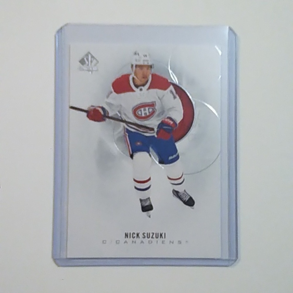 Nick Suzuki Hockey Card/ Upper Deck SP Premium set  Montreal Canadiens Superstar
